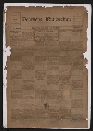Deutsche Rundschau (Cuero, Tex.), Vol. 26, No. 14, Ed. 1 Thursday, October 5, 1916