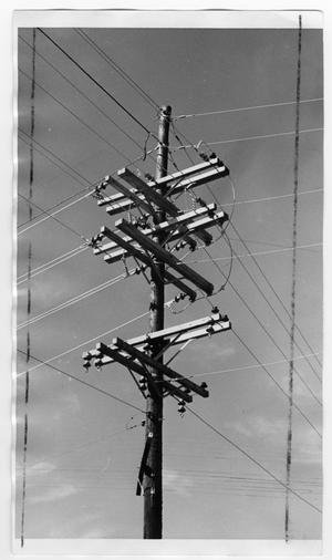[Utility pole and power lines]