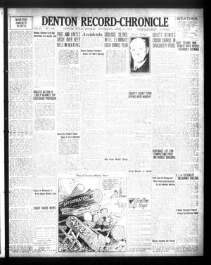 Denton Record-Chronicle (Denton, Tex.), Vol. 23, No. 214, Ed. 1 Monday, April 21, 1924