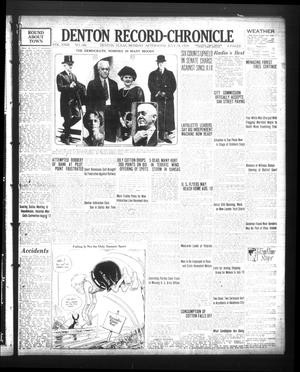 Denton Record-Chronicle (Denton, Tex.), Vol. 23, No. 286, Ed. 1 Monday, July 14, 1924