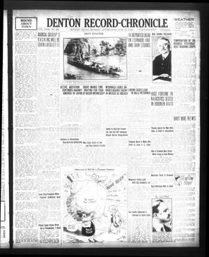 Denton Record-Chronicle (Denton, Tex.), Vol. 23, No. 262, Ed. 1 Monday, June 16, 1924