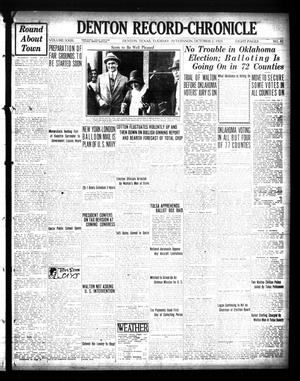 Denton Record-Chronicle (Denton, Tex.), Vol. 23, No. 42, Ed. 1 Tuesday, October 2, 1923