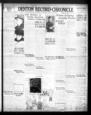 Denton Record-Chronicle (Denton, Tex.), Vol. 23, No. 147, Ed. 1 Saturday, February 2, 1924