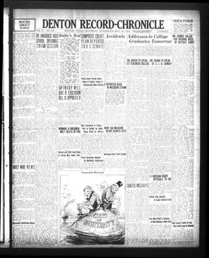 Primary view of object titled 'Denton Record-Chronicle (Denton, Tex.), Vol. 23, No. 243, Ed. 1 Saturday, May 24, 1924'.