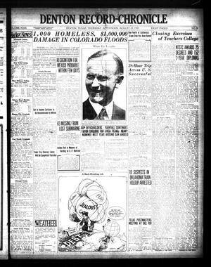 Denton Record-Chronicle (Denton, Tex.), Vol. 23, No. 8, Ed. 1 Thursday, August 23, 1923