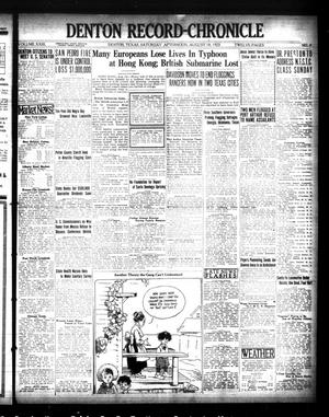 Denton Record-Chronicle (Denton, Tex.), Vol. 23, No. 4, Ed. 1 Saturday, August 18, 1923
