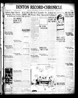 Denton Record-Chronicle (Denton, Tex.), Vol. 23, No. 27, Ed. 1 Friday, September 14, 1923