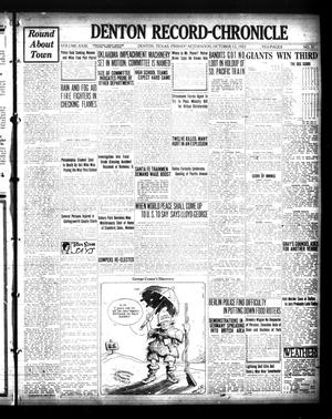 Denton Record-Chronicle (Denton, Tex.), Vol. 23, No. 51, Ed. 1 Friday, October 12, 1923