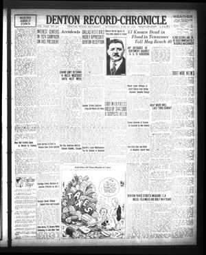 Denton Record-Chronicle (Denton, Tex.), Vol. 23, No. 261, Ed. 1 Saturday, June 14, 1924
