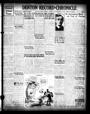 Denton Record-Chronicle (Denton, Tex.), Vol. 23, No. 57, Ed. 1 Friday, October 19, 1923