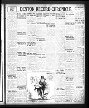 Denton Record-Chronicle (Denton, Tex.), Vol. 23, No. 264, Ed. 1 Wednesday, June 18, 1924
