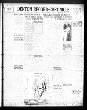 Denton Record-Chronicle (Denton, Tex.), Vol. 23, No. 189, Ed. 1 Saturday, March 22, 1924
