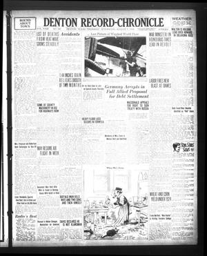 Denton Record-Chronicle (Denton, Tex.), Vol. 23, No. 307, Ed. 1 Thursday, August 7, 1924