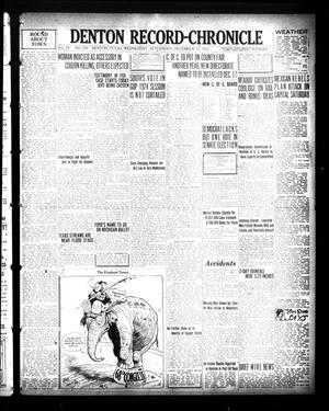 Denton Record-Chronicle (Denton, Tex.), Vol. 23, No. 103, Ed. 1 Wednesday, December 12, 1923