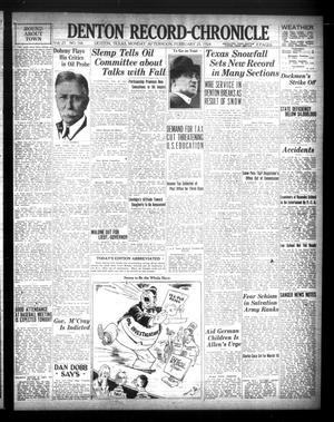 Denton Record-Chronicle (Denton, Tex.), Vol. 23, No. 166, Ed. 1 Monday, February 25, 1924