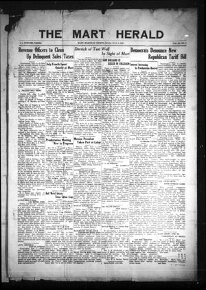 The Mart Herald (Mart, Tex.), Vol. 22, No. 4, Ed. 1 Friday, July 8, 1921