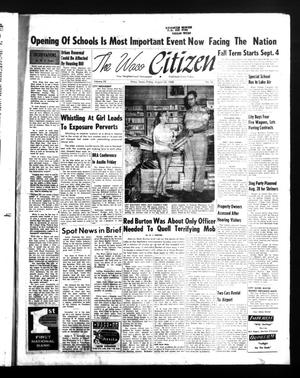 Primary view of object titled 'The Waco Citizen (Waco, Tex.), Vol. 23, No. 25, Ed. 1 Friday, August 22, 1958'.