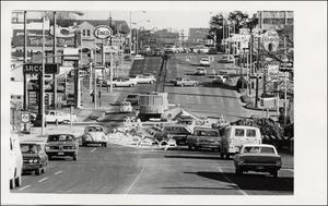 Primary view of object titled '[Martin Luther King Jr. Blvd. from Nueces]'.