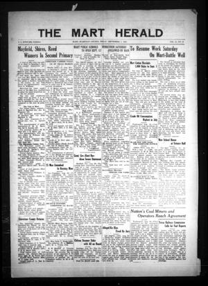 The Mart Herald (Mart, Tex.), Vol. 23, No. 12, Ed. 1 Friday, September 1, 1922