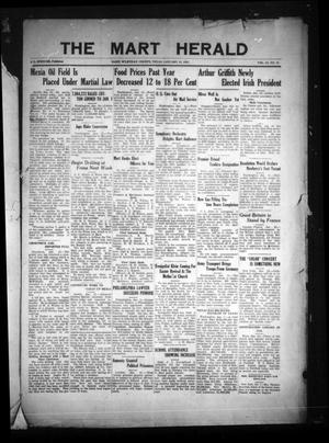 The Mart Herald (Mart, Tex.), Vol. 22, No. 31, Ed. 1 Friday, January 13, 1922