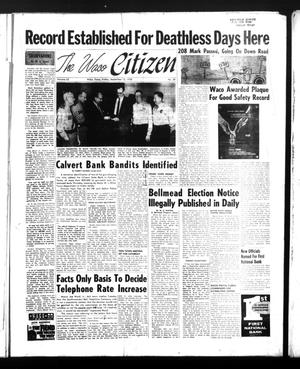 Primary view of object titled 'The Waco Citizen (Waco, Tex.), Vol. 23, No. 28, Ed. 1 Friday, September 12, 1958'.