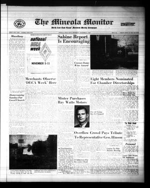 The Mineola Monitor (Mineola, Tex.), Vol. 91, No. 35, Ed. 1 Wednesday, November 8, 1967