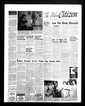 Primary view of object titled 'The Waco Citizen (Waco, Tex.), Vol. 23, No. 9, Ed. 1 Thursday, May 1, 1958'.