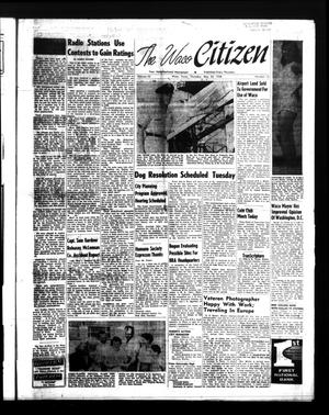 The Waco Citizen (Waco, Tex.), Vol. 23, No. 12, Ed. 1 Thursday, May 22, 1958