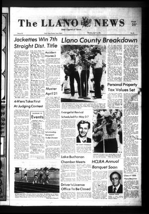 The Llano News (Llano, Tex.), Vol. 90, No. 24, Ed. 1 Thursday, April 16, 1981