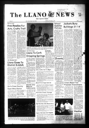 The Llano News (Llano, Tex.), Vol. 91, No. 1, Ed. 1 Thursday, November 5, 1981