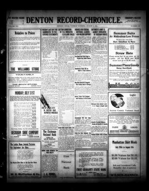 Denton Record-Chronicle. (Denton, Tex.), Vol. 16, No. 302, Ed. 1 Tuesday, August 1, 1916