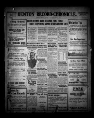 Denton Record-Chronicle. (Denton, Tex.), Vol. [16], No. 276, Ed. 1 Saturday, July 1, 1916