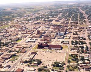 Aerial Photograph of South Downtown Abilene, Texas