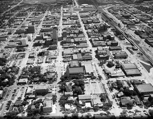 Aerial Photograph of Downtown Abilene, Texas (North 3rd St. & Orange St.)