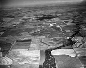 Primary view of object titled 'Aerial Photograph of Abilene, Texas (County Road 308 & County Road 309)'.