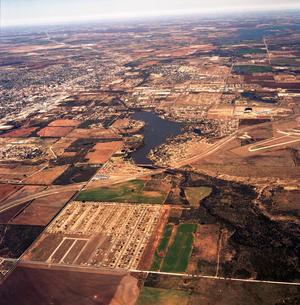 Aerial Photograph of Abilene, Texas (Oldham Lane & Industrial Blvd.)