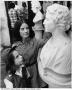 Thumbnail image of item number 1 in: '[Visitors and bust of Elisabet Ney at the Elisabet Ney Museum]'.