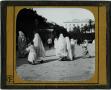 Primary view of Glass Slide of Arab Women on Street in Algiers (Algeria)