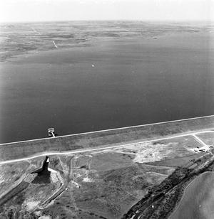 Aerial Photograph of Lake E. V. Spence (Robert Lee, Texas)