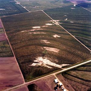 Primary view of object titled 'Aerial Photograph of Texas Ranchland'.