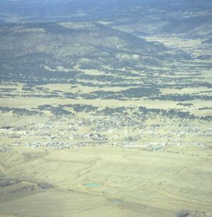 Primary view of object titled 'Aerial Photograph of the Vermejo Ranch in  New Mexico'.