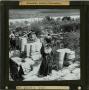 Photograph: Glass Slide of Woman at Jacob’s Well (Palestine)