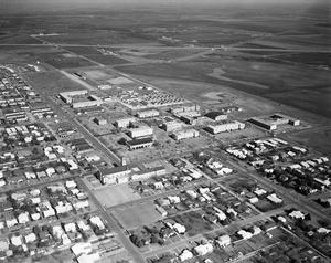 Primary view of object titled 'Aerial Photograph of Abilene Christian College (Abilene, Texas)'.