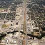 Thumbnail image of item number 1 in: 'Aerial Photograph of Abilene, Texas (South 1st Street & Leggett Dr.)'.