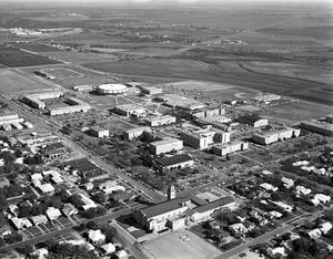 Primary view of object titled 'Aerial Photograph of Abilene Chrisitan College (Abilene, Texas)'.