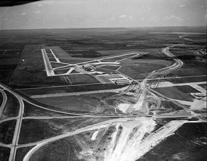 Primary view of object titled 'Aerial Photograph of Abilene, Texas (Texas Hwy. 36 & Loop 322)'.