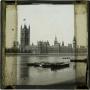 Photograph: Glass Slide of Parliament, from the Thames (London)
