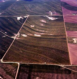 Aerial Photograph of Texas Ranchland