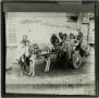 Photograph: Glass Slide of Arab  Family on Donkey Cart