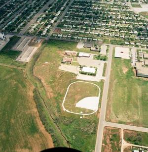 Aerial Photograph of St. Vincent Catholic Church (Abilene, Texas)
